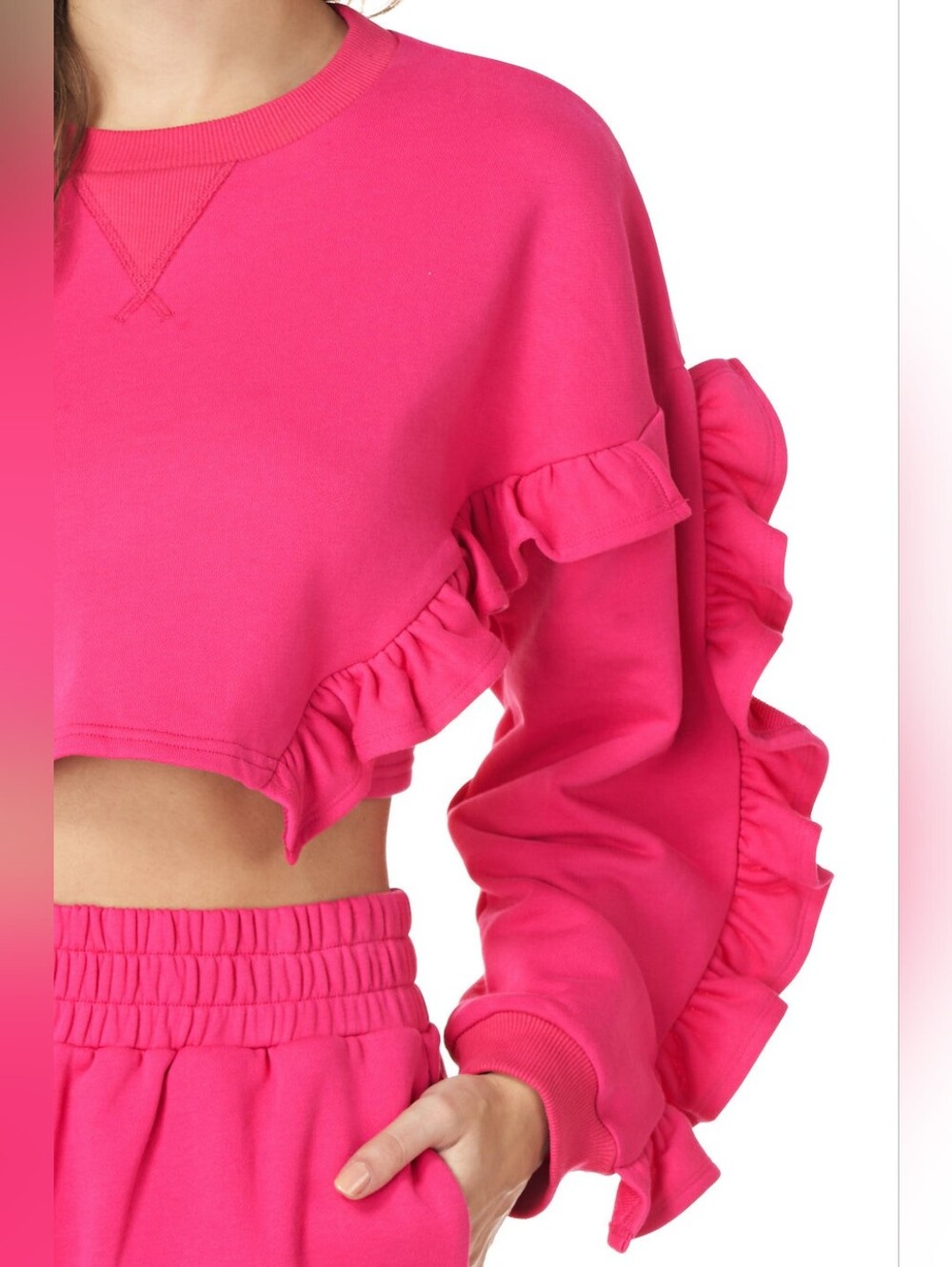 AMUR Ruffle Shorts Set Size Small - Picture 5 of 14